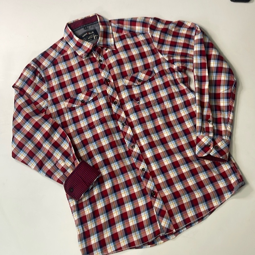 Marvel Red and Blue Casual Shirt
